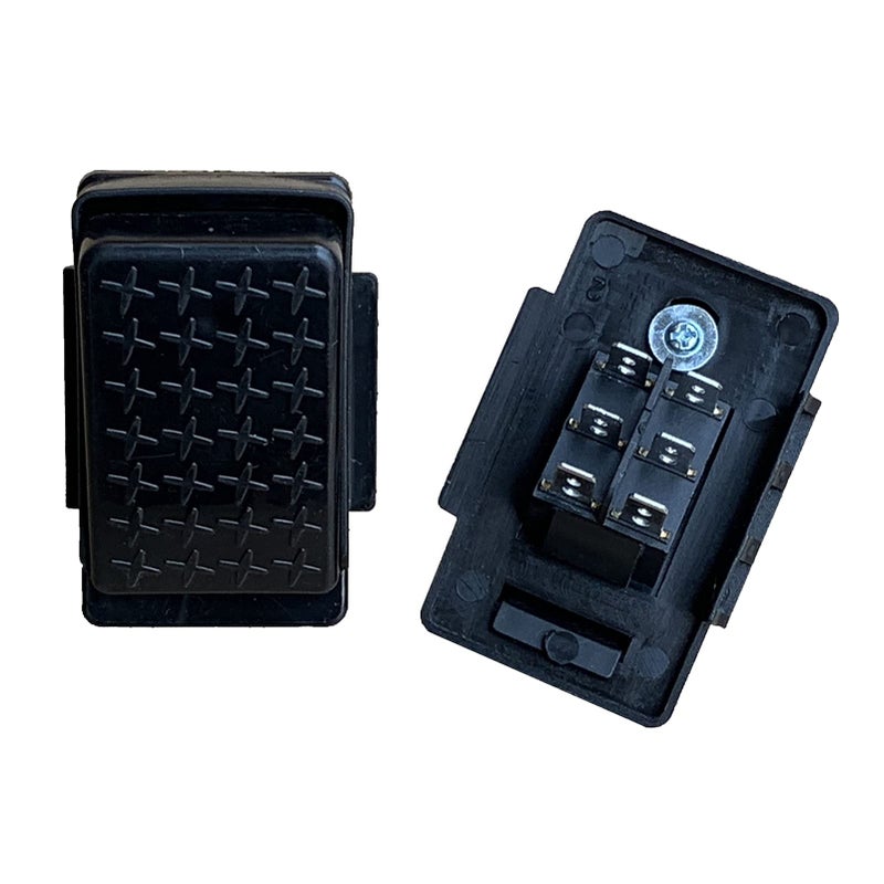 weelye 6/12/24 Volt Accelerator Foot Pedal Reset-Control Switch for Kids Ride On Cars, Children Electric Ride On Toys Replacement Parts Black 6-pin Socket-7 * 4.1CM - Image 1